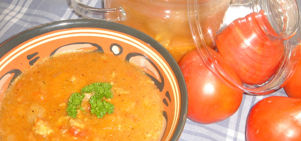 Pikantny pomidorowy gulasz z łopatki (autor: justi2401 ...