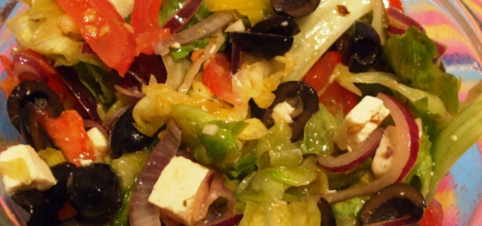 Salatka w stylu greckim (autor: sarenka)