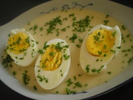 Jajka w sosie musztardowym  porady kulinarne