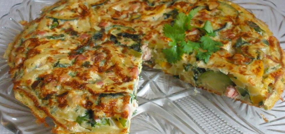 Frittata z cukinią i boczkiem (autor: cukiereczek13)