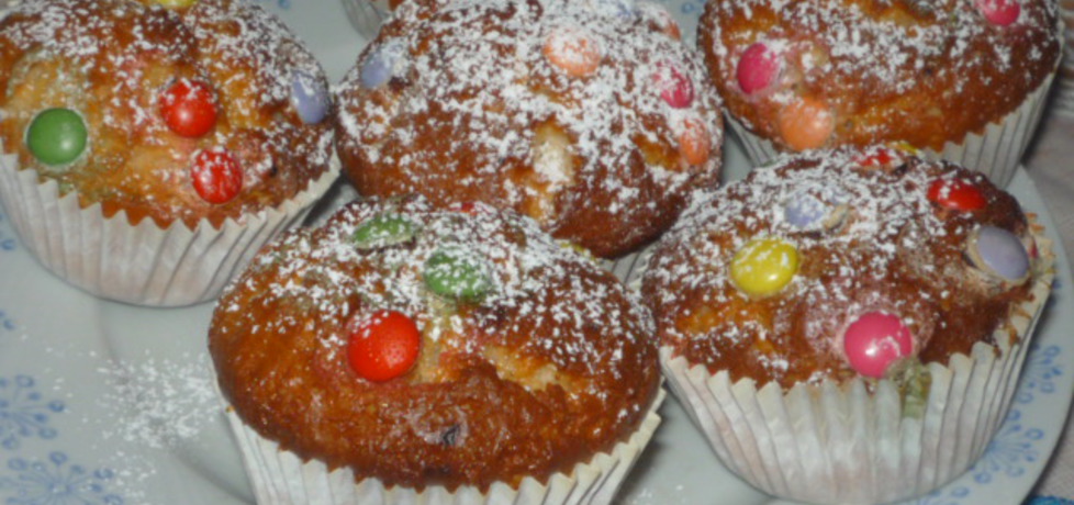 Muffinki z cukierkami (autor: gosia4747)