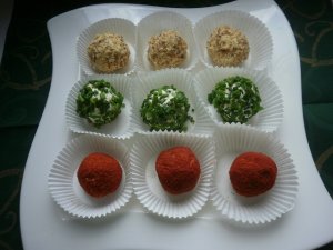Kolorowe kulki serowe  prosty przepis i składniki