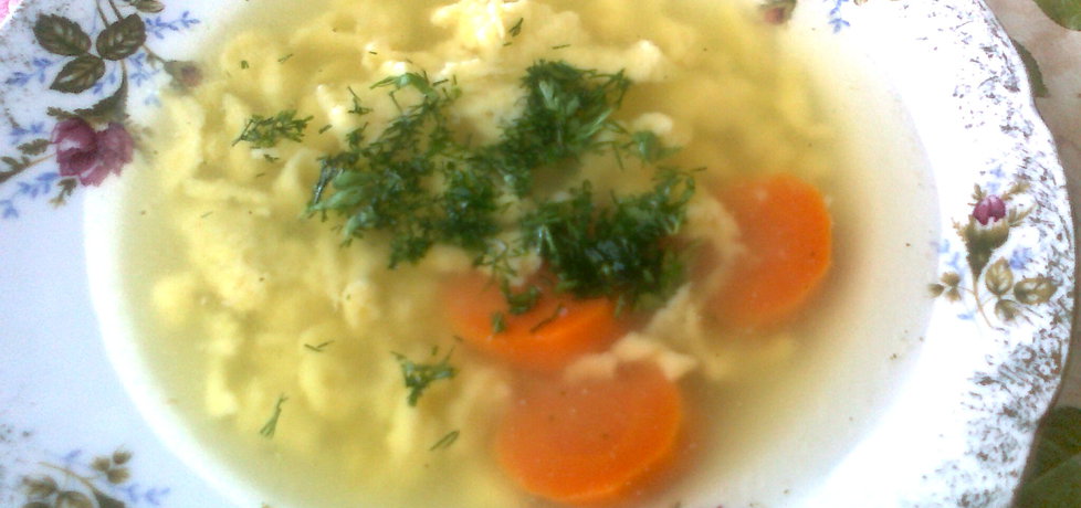 Zupa z lanym ciastem (autor: katarzyna59)