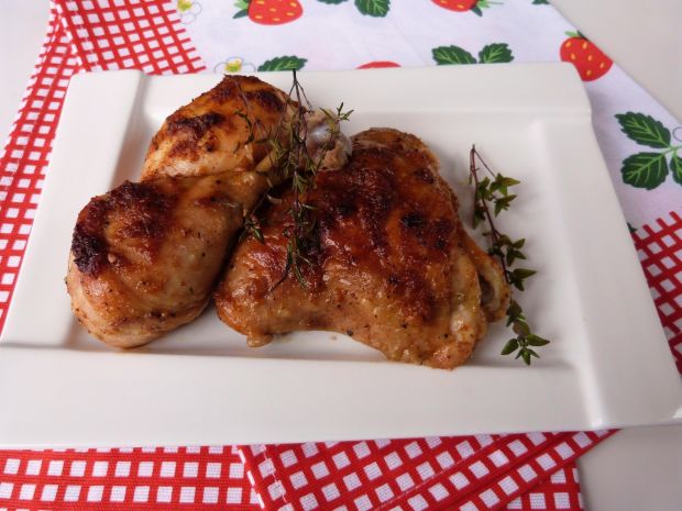 Przepis  mięso z kurczaka z tymiankiem i cytryną przepis