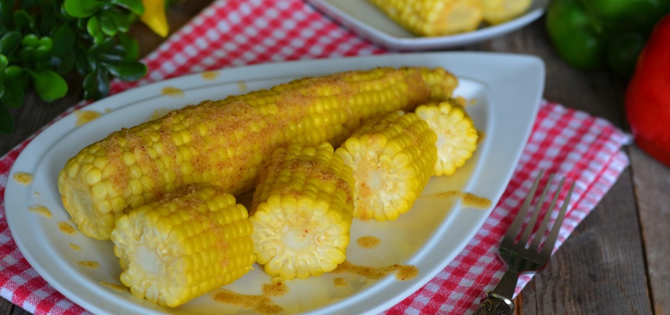 Chrupiąca kolba kukurydzy okraszoną bułką tartą (autor: linka2107 ...