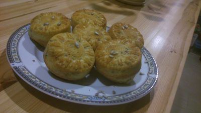 Słodkie muffinki z prażonym słonecznikiem