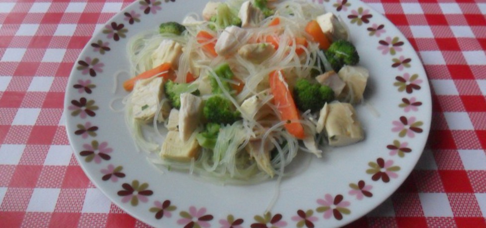 Makaron chiński z mięsem i warzywami (autor: ikrakowianka ...