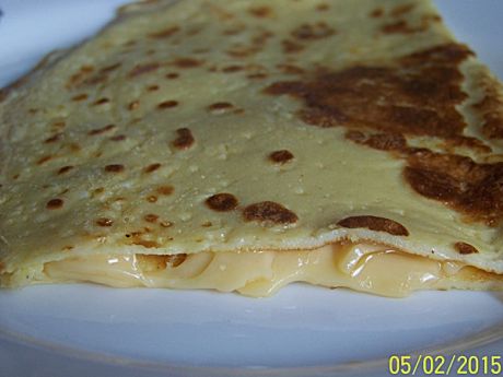 Przepis  omlet z żółtym serem przepis