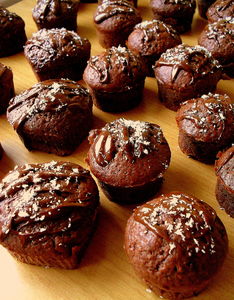 Czekoladowe muffinki z kokosem