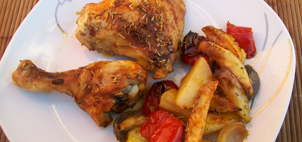 Kurczak pieczony z warzywami (autor: migotka28)