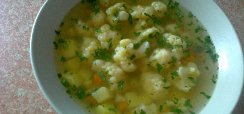 Zupa kalafiorowa z pietruszką i ziemniakami (autor: konczi ...