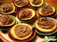 Przepis  serowe muffinki czekoladową pianką  przepis
