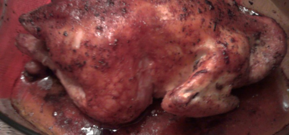 Pieczony kurczak faszerowany bekonem (autor: polly66 ...