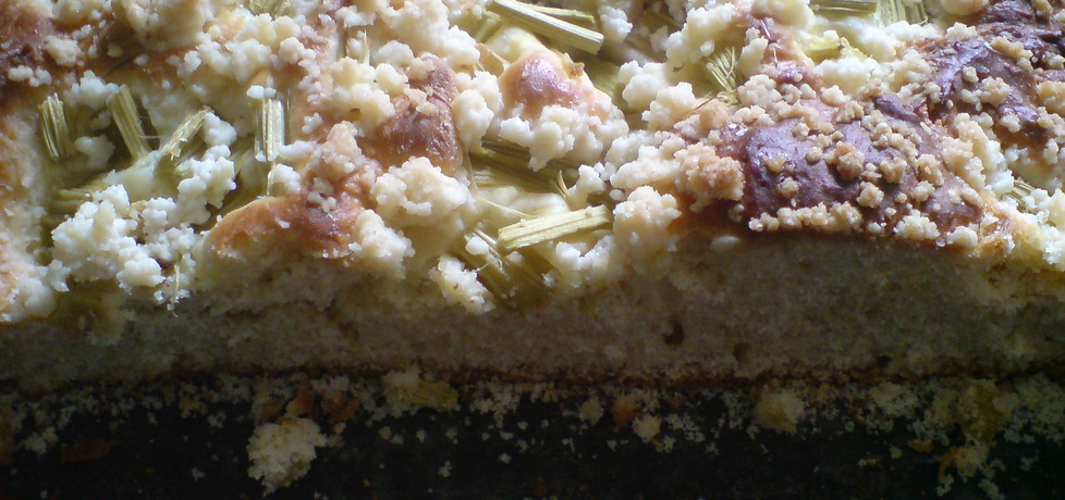 Ciasto drożdżowe z rabarbarem (autor: marzencia2007 ...