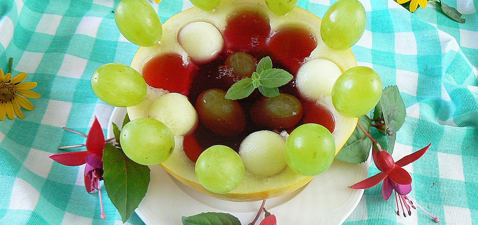 Melonowy deser z galaretką (autor: mysza75)