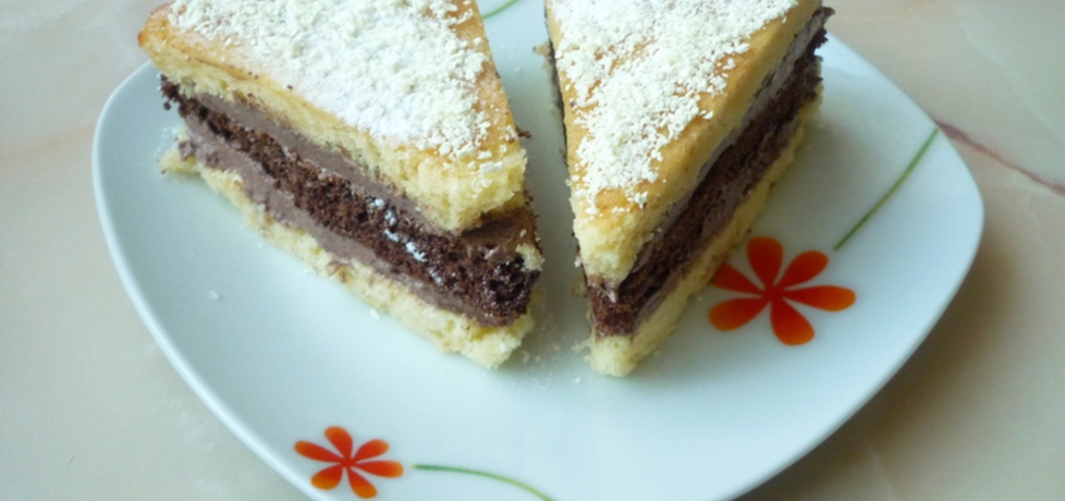 Ciasto biszkoptowe z masą czekoladową (autor: renatazet ...