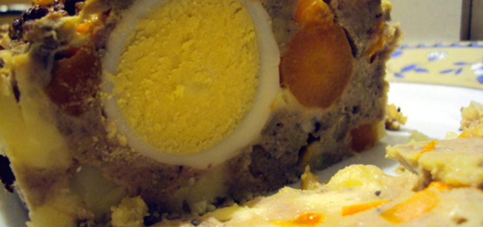 Klops z jajkiem i pieczarkami (autor: przejs)