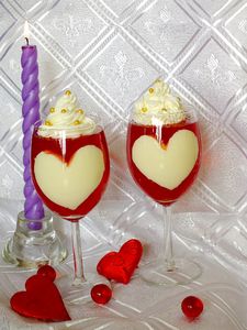 Walentynkowy deser – „kocham cię!”