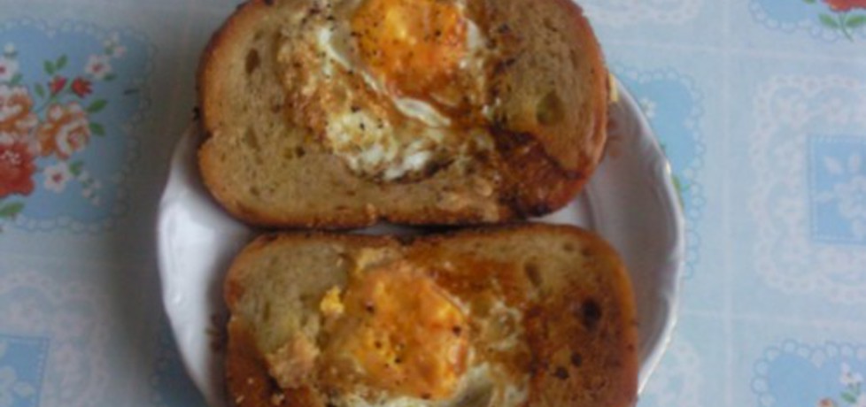 Opiekany chleb z jajem (autor: iwusia)