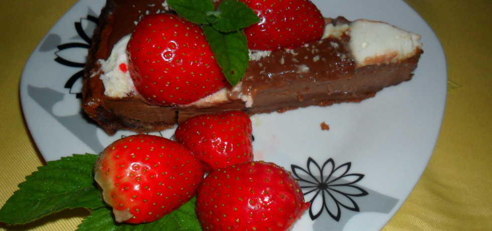 Tarta czekoladowa z truskawkami (autor: stokrotka121 ...
