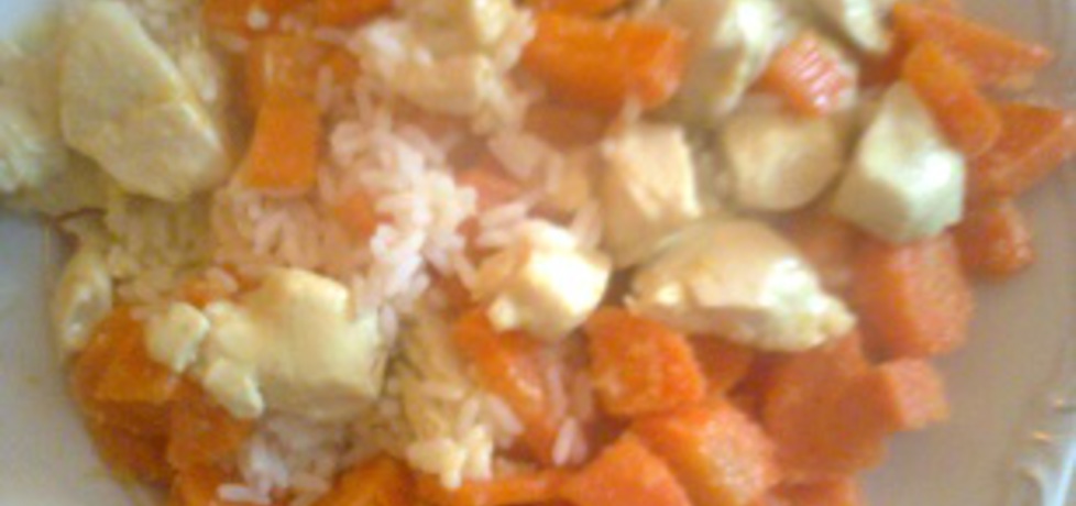 Ryż z marchewką i piersiami kurczaka (autor: asia1985 ...