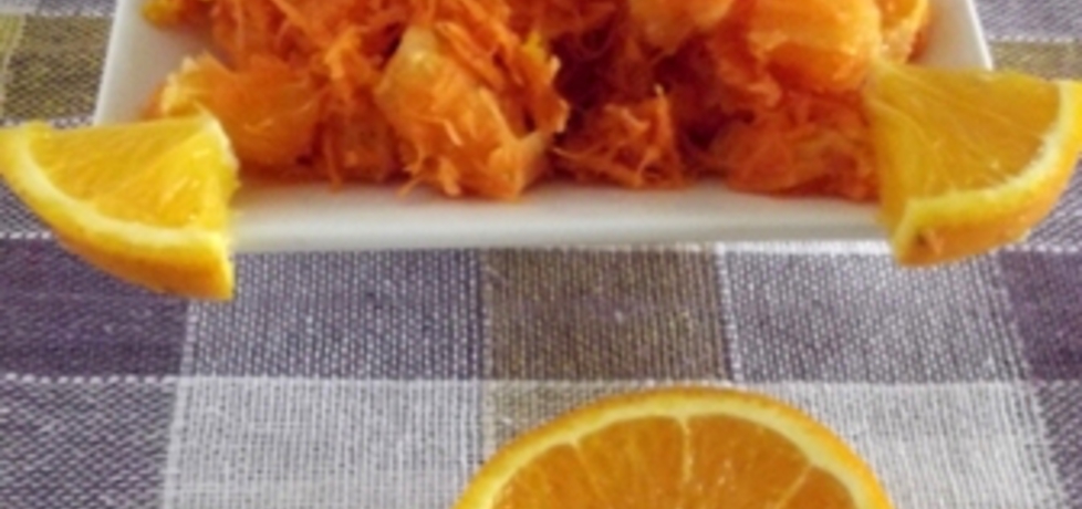 Surówka z marchewki i pomarańczy (autor: ilka86)