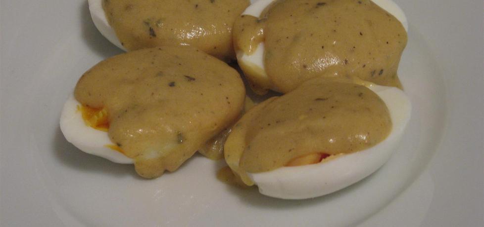 Jajka w sosie musztardowo-koperkowym lub musztardowo