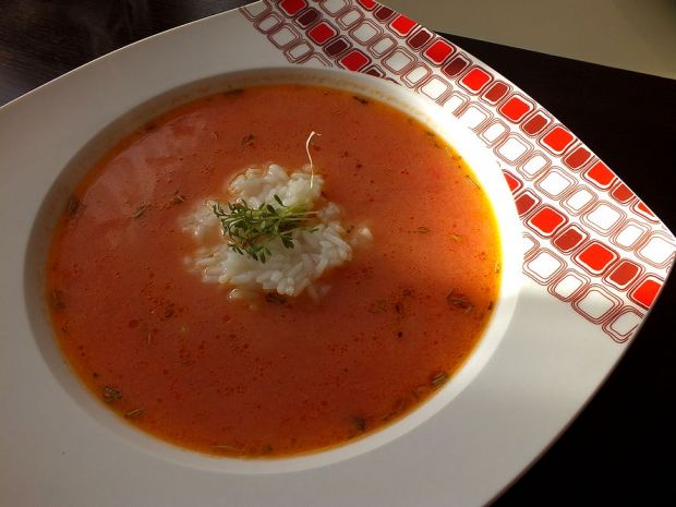 Przepis  rozmarynowa zupa z pomidorów przepis