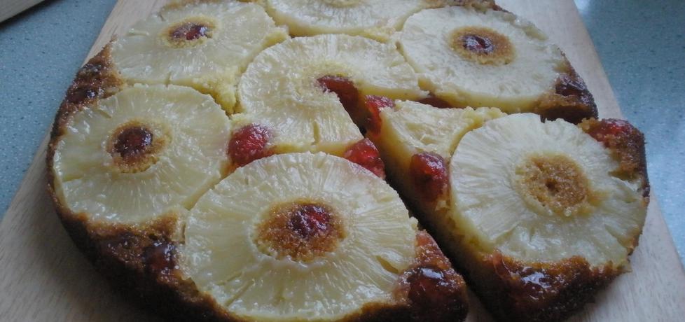 Odwrócone ciasto z ananasem (autor: cukiereczek13 ...