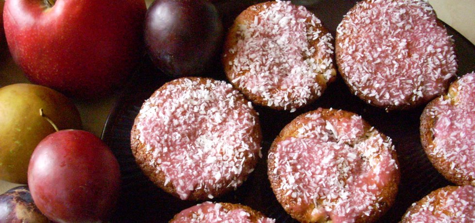Muffinki kokosowe ze śliwkami (autor: smacznapyza ...
