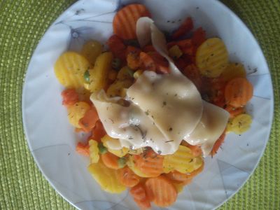 Dietetyczne danie z marchewek