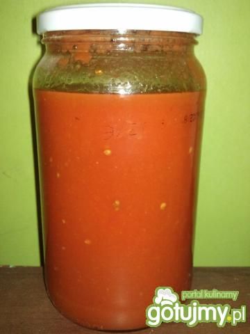 Przepis  przecier pomidorowy na zupę przepis