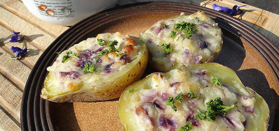 Ziemniaki z faszerowane serem pleśniowym (autor: romanowka ...