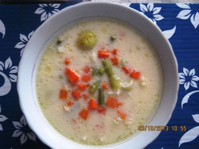 Błyskawiczna zupa serowa