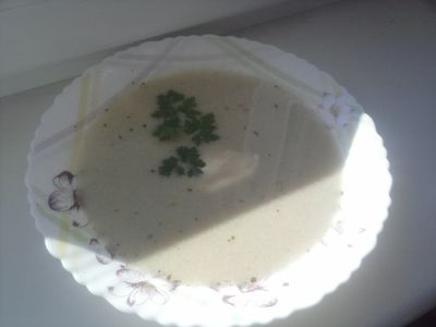 Błyskawicza pieczarkowa zupa krem