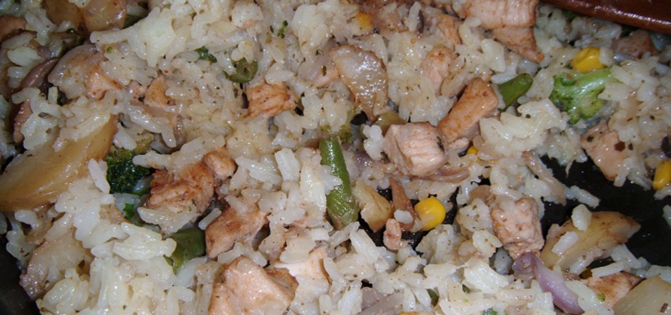 Ryż z warzywami i kurczakiem (autor: hanna5)
