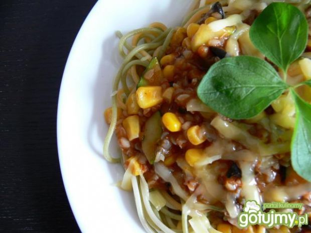 Przepis  spaghetti „bolońskie” dla wegetarian przepis