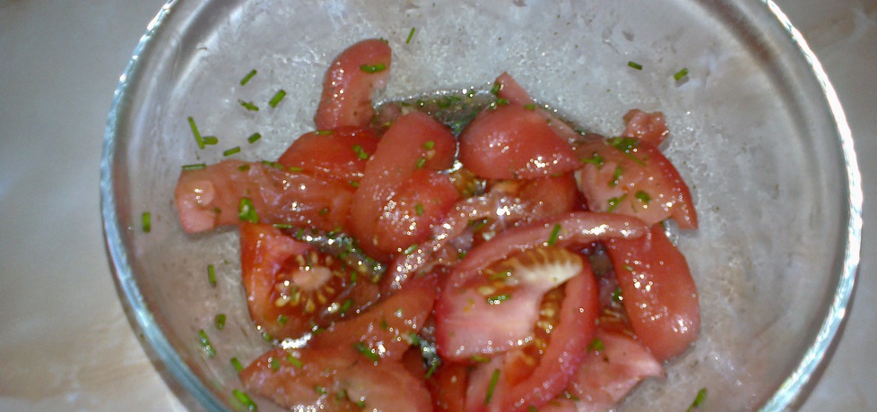 Sałatka fit z pomidorów (autor: krystyna330)