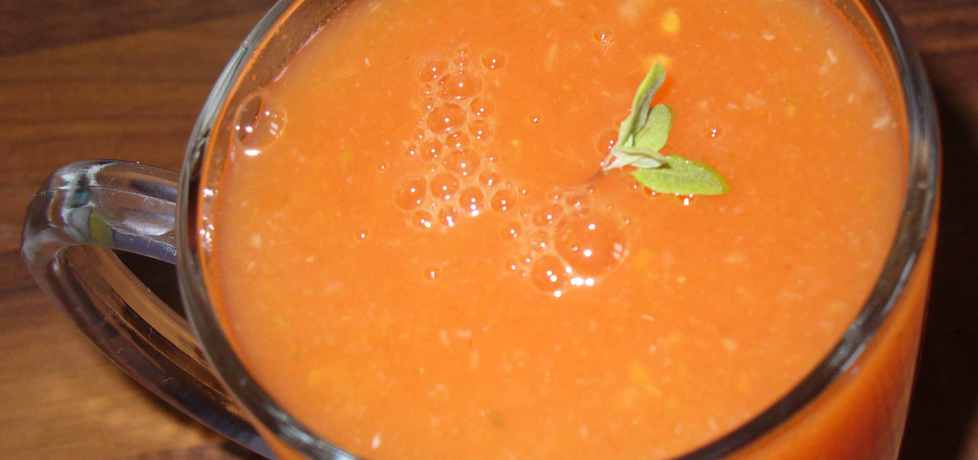 Domowy gorący kubek pomidorowo ziołowy (autor: irenam ...