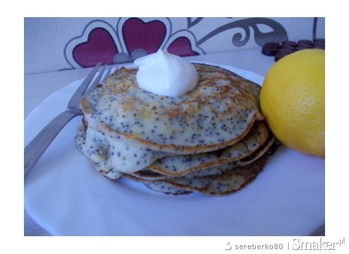 Pancakes cytrynowe z makiem