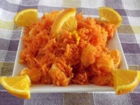 Przepis  surówka z marchewki i pomarańczy przepis