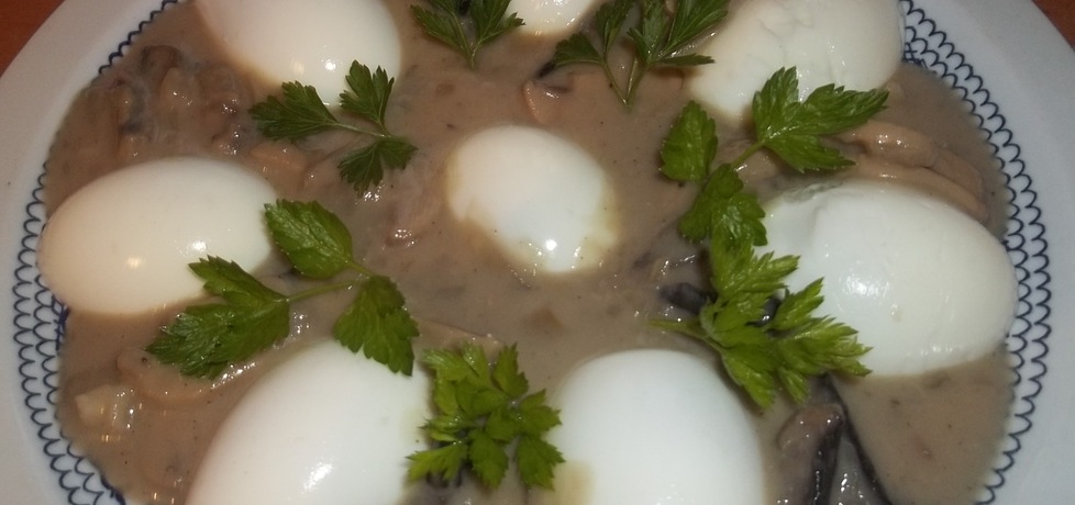 Jajka w sosie pieczarkowym (autor: gosia1988)