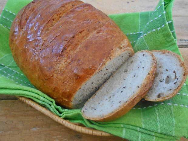 Przepis  pszenny chleb z błonnikiem przepis