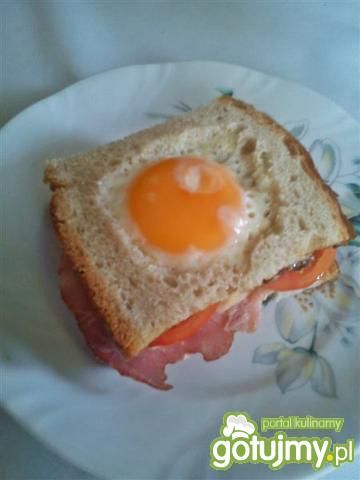 Przepis  kanapka z jajkiem przepis