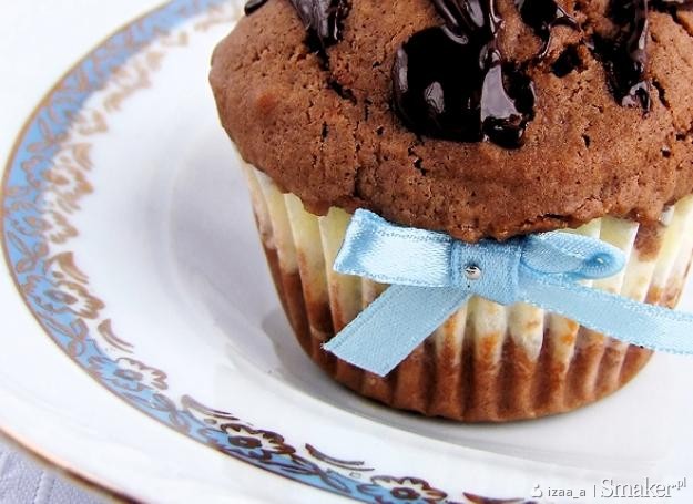 Muffinki czekoladowo-sernikowe...