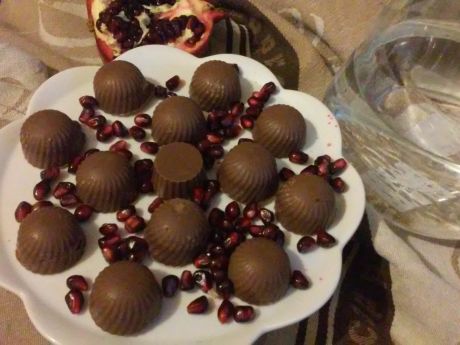 Przepis  czekoladki z kremem orzechowym przepis