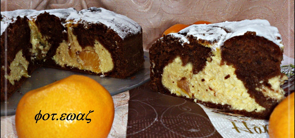 Ciasto kakaowo serowo mandarynkowe (autor: zewa ...