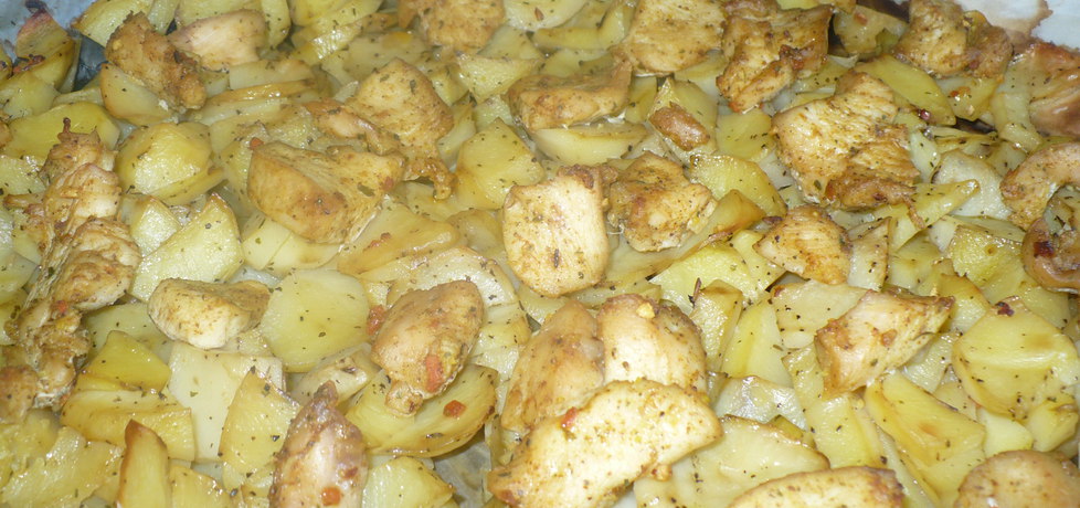 Zapiekane ziemniaki z piersią z kurczaka (autor: saga123 ...