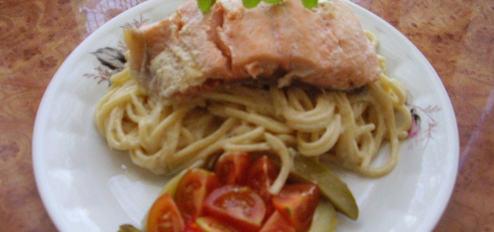 Ala spaghetti z łososiem (autor: konczi)