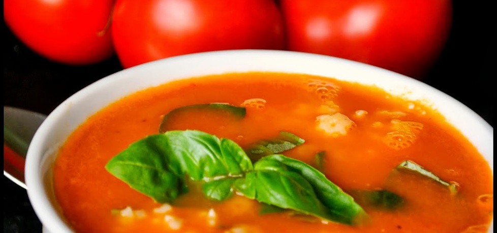 Pomidorowa ze świeżych pomidorów (autor: gary